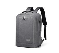 Kono Laptop Backpack 17.3 Inch Laptop Bag 15.6 Inch Travel Backpack Mens Womens Rucksack for Men Work Bag (Grey)