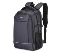 Kono Laptop Backpack, Anti-Theft Business Work College School Rucksack with USB Charging Port, Large Waterproof 15.6 Inch Computer Bag for Men Women Boy (Navy)