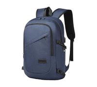 Kono Laptop Backpack Anti-Theft Travel Business Computer Rucksack Work Bag with USB Charging Port Laptop Bag Water Resistant College School Backpack Bag for Men Women fits 15.6 Inch (Navy)