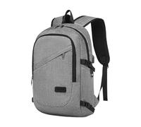 Kono Laptop Backpack Anti Theft Travel Business Computer Rucksack Work Bag with USB Charging Port Lightweight Laptop Bag Water Resistant College School Backpack Bag for Men Women fits 15.6 Inch (Grey)