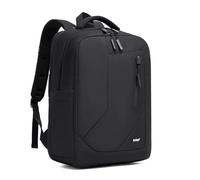 Kono Laptop Backpack, Water Resistant Laptop Bag Fit 15.6 Inch, Lightweight Business Work Bag School Rucksack, Anti-theft Travel Backpack with Breathable Mesh Pad Back, Gifts for Men and Women (Black)