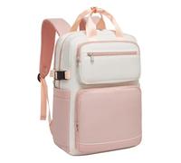 Kono Laptop Backpack Womens School Bags for Girls Lightweight Rucksack | 15.6 Inch Laptop Compartment, 13 Pockets, Luggage Strap, Fits Large Water Bottle, Ideal for College Work Commuting & Travel
