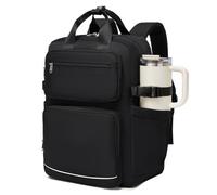 Kono Laptop Backpack Womens with Pouch Pocket for Large Capacity Cup, 15.6 Inch Laptop Bags for Women, Water Resistant Travel Backpack Rucksack for Work Business School College Teacher Teenager Girls