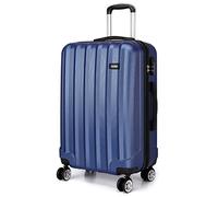 Kono Large 28” Luggage Light Weight Hard Shell Suitcase 4 Spinner Wheels ABS+PC Travel Trolley Case (28", Navy)