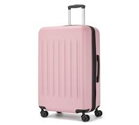 Kono Large Luggage 28" Check in Lightweight Expandable Suitcase ABS+PC Hardshell Travel Trolley case with 4 Spinner Wheels (Pink)