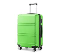 Kono Large Suitcase 28 Inch Luggage Lightweight ABS+PC Hard Shell Trolley Travel Case with TSA Combination Lock and 4 Spinner Wheels (28", Apple Green)