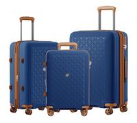 Kono Luggage Sets 3 Piece Expandable Hard Shell Suitcase | 20/24/28 Inch, Polypropylene Lightweight Luggage, Cup Holder, 4 Silent Wheels, TSA Lock, 3 PCS Suitcase Set for Family Trip