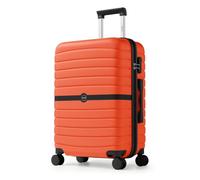 Kono Medium Hard Shell Suitcase, Lightweight ABS+PC Checked Luggage,Orange