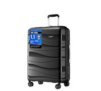 Kono Medium Suitcase 24 Inch, Durable Checked Luggage for Holiday Travel