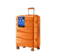 Kono Medium Suitcase 24 Inch, Durable Checked Luggage for Holiday Travel | With Lightweight PP Hardshell for Week-long Holidays, Business Trips, 360° Spinner Wheels, Travel Lock, Durable Zipper