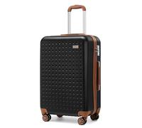 Kono Medium Suitcase 4 Wheels ABS 24" Medium Luggage Suitcases Lightweight Check in Hold Luggage with TSA Lock