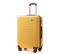 Kono Medium Suitcase 4 Wheels Durable ABS 24" Medium Luggage Suitcases Lightweight Check in Hold Luggage with TSA Lock