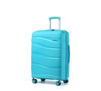 Kono Medium Suitcase Check in Luggage 24 inch Lightweight Polypropylene Hard Shell Suitcase with TSA Lock Spinner Wheels