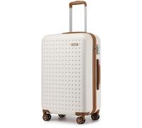 Kono Medium Suitcase, Lightweight Hard Shell Checked Luggage | 24 Inch Travel Trolley with 360° Spinner Wheels, Telescopic Handle, Code Lock, for Road Trips, Weekend trips, City Breaks