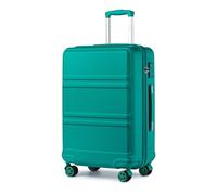Kono Medium Suitcase with TSA Lock, Lightweight Hard Shell Checked Luggage | ABS+PC Travel Case with YKK Zips & Silent Spinner Wheels, Durable Hold Luggage for Studying Abroad & Family Holidays, 24 Inch