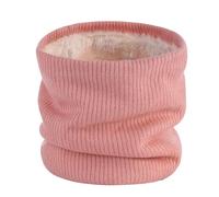 Kono Neck Warmer Men Women Fleece Lined Scarf Winter Thicken Windproof Circle for Skiing Cycling Sports (Pink)