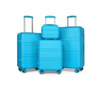 KONO Robin s Egg Blue ABS Hard Shell Luggage with TSA Lock, 20 Inch