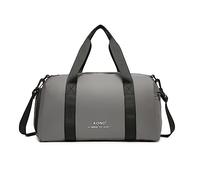 Kono Ryanair 40x20x25 Cabin Bag Waterproof Carry-On Holdall with Shoulder Strap, Gray, 7.9 x 7.9 x 9.8 inches