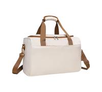 Kono Ryanair 40x20x25 Under The Seat Holdall Cabin Hand Luggage Carry-On Travel Bag 20L (Cream)