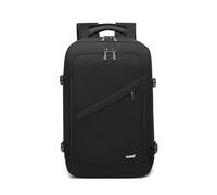 Kono Ryanair Cabin Bags 40x20x25 Underseat Travel Bag Carry On Backpack Hand Luggage Bag Laptop Backpack Cabin Size（20L, Black）