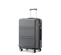 Kono Suitcases with Wheels Carry On Luggage Travel Hard Case Baggage, Grey, 20", 1871 20 Gy