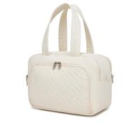 Kono Toiletry Bag for Travel, Waterproof Makeup Bag for Women, Large Capacity Wash Bag with Wide Opening, Travel Holiday Essentials with Wet & Brush Pocket