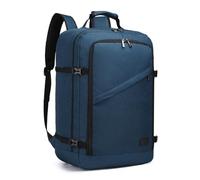 Kono Travel Backpack for Women & Men，54 * 35 * 20cm Large Carry On Rucksack Bag 38L Lightweight Hand Luggage Bag Navy