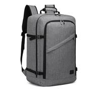Kono Travel Backpack for Women & Men,54 * 35 * 20cm Large Carry On Rucksack Bag 38L Lightweight Hand Luggage Bag Grey