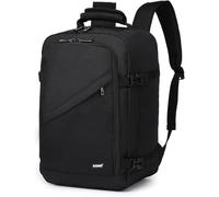 Kono Travel Backpack for Women & Men,54 x 35 x 20 cm Large Carry On Rucksack Bag 38 L Lightweight Hand Luggage Bag Black