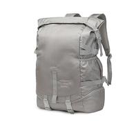 Kono Travel Backpack Hiking Rucksack with Bottom Compartment Large Capacity Sports Bag Fit 15.6 Inch Laptop Multifunctional Camping Outdoor Gym Bag (Grey)