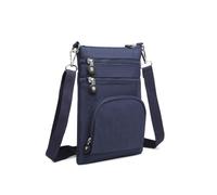 KONO Women's Urban Multi-Pocket Crossbody Bag with RFID Shielding | Lightweight Daily Shoulder & Travel Bag - Navy