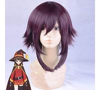 KonoSuba God's Blessing on this Wonderful World Megumin Cosplay Wig brown Halloween Party Role Play Costume Wigs + Wig Cap