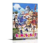 Konosuba Gods Blessing on This Wonderful World Poster Decorative Painting Canvas Wall Art Living Room Poster Bedroom Painting Wall Art Picture Print Modern Family Room Decor 12 x 18 Inches (30 x 45 cm