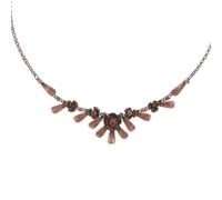 Konplott Necklace Collier In Honor Of The Rose Rosé Red