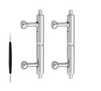 konsoo 6PCS Quick Release Lugs Spring Bar For MAURICE LACROIX AIKON AI6038 AI6008 AI1018 AI6007 AI6058 Watch Strap Connecting Rod(AI-6008)