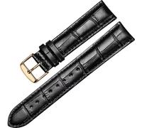 konsoo Leather Watch Strap For Tissot Le Locle Ballade Gentleman Carson, Blackp1, 18mm