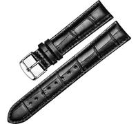 konsoo Leather Watch Strap For Tissot Le Locle Ballade Gentleman Carson, Blacks1, 22 mm