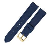 konsoo Nylon Canvas Watch Strap For HAMILTON Khaki Field Aviation Navy Watchband, Blueg2, 20mm