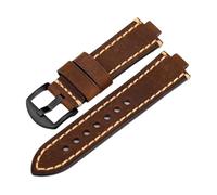 konsoo Wristband For ORIS Aquis Diver Series 733-7730-4157M Mechanical Calendar Watchband(Brownb,11mm)
