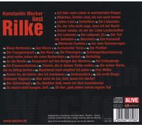 KONSTANTIN WECKER - WECKER LIEST RILKE CD NEW