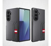 Konstreet for for Samsung Galaxy Z Fold 7 Wallet Case with Credit Card Slot Hard PC Shockproof Screen Protection Classic Retro Phone Case Accessory, Grey