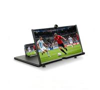 Konstreet for Mobile Phone Screen Magnifier, Screen Amplifier 3D HD Screen Projector with Foldable Stand, for Watching Movies, Games and Read, Compatible with All Phones (Black, 18 Inches)
