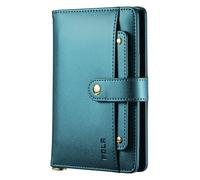 Konstreet for Passport Holder Wallet Case with RFID Blocking with Magnetic Closure Slim Large Capacity Travel Cover Case for Travel Men Women, Green