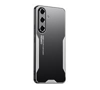 Konstreet for Samsung Galaxy S23 Plus Mobile Phone Case 3 in 1 Aluminum Alloy Back Panel Metal Touch Light and Stylish Design Strong Heat Dissipation Anti-Fingerprint Anti-Drop Ultra-Thin White