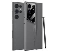 Konstreet for Samsung Galaxy S23 Ultra Mobile Phone Case, Unique Metal Feel, Thin and Durable Shockproof Design, Simple and Fashionable Style, Anti-Scratch Anti-Fingerprint Gray