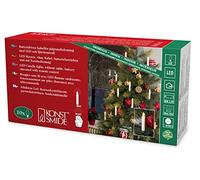Konstsmide 1901-100 LED Tree Lighting with Remote Control/10 Small White Candles for Indoor (IP20)/Battery Operated:12 x AAA 1.5 V (Not Included)/10 Warm White Diodes