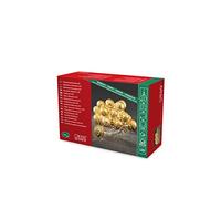 Konstsmide 24 Static LED Morrocan Style Gold Metal Balls Fairy Light Set/For Indoor Use (IP20) / 24 Warm White Diodes/Transparent Cable Light String, 3156-803EE
