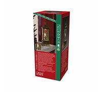 Konstsmide 2888-000 LED Snow Lantern with Santa Scene, Water Filled / For Indoo