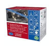 Konstsmide Christmas 20-bulb LED string lights Martin, twilight sensor