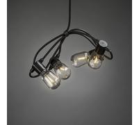 Konstsmide 4.75M Amber LED Oval Festoon Lights - 20 Lights